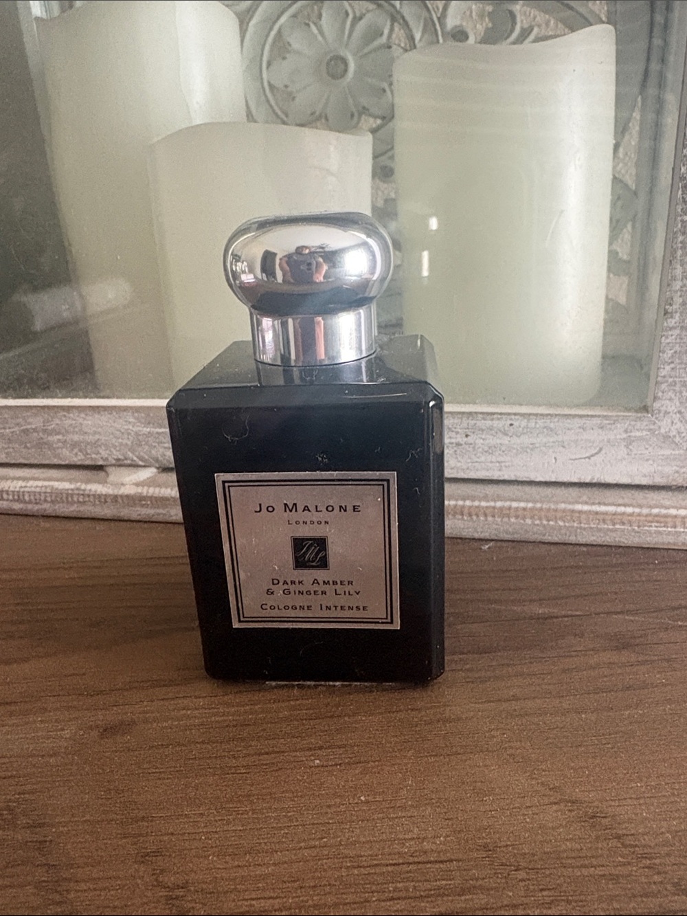 Jo Malone Black Bottle Dark Amber & Ginger Lily Perfume